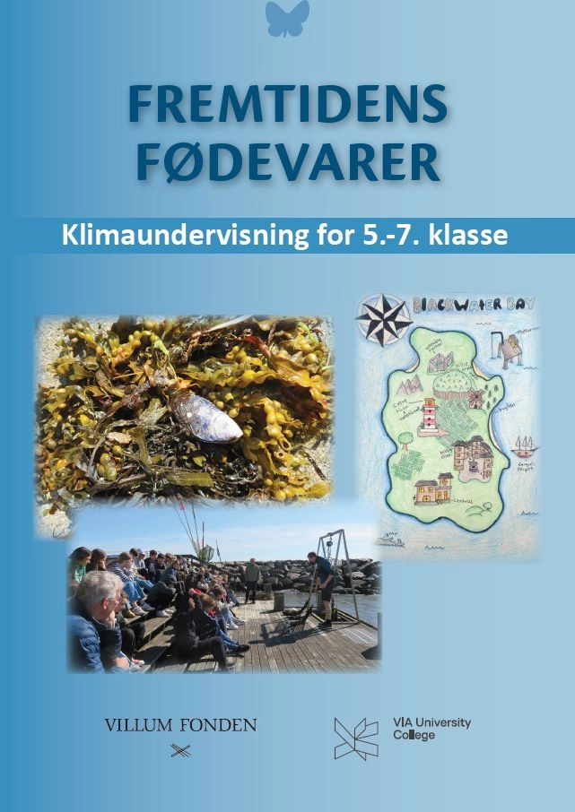 Forside af hæftet Fremtidens fødevarer for 5. - 7. klasse.