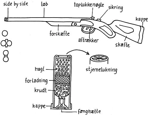 Haglgevær og haglpatron